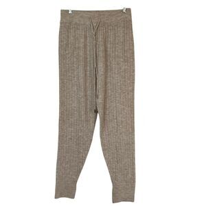 Intimately Free People Sweater Jogger Pant Womens Size‎ M Tan Around The Clock